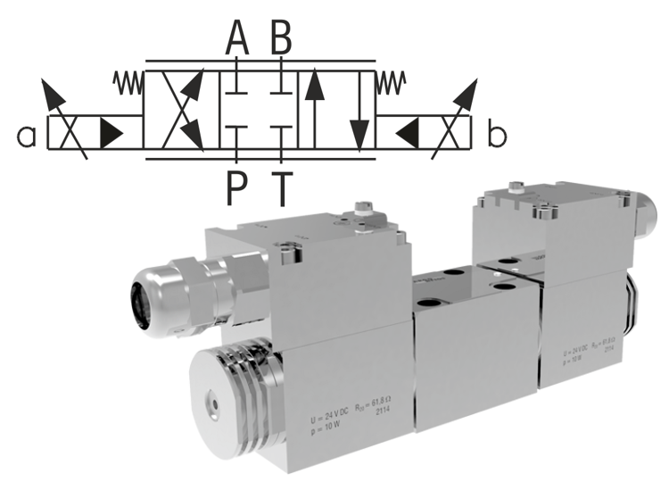 Proportional Directional Control Valves, Pilot Operated